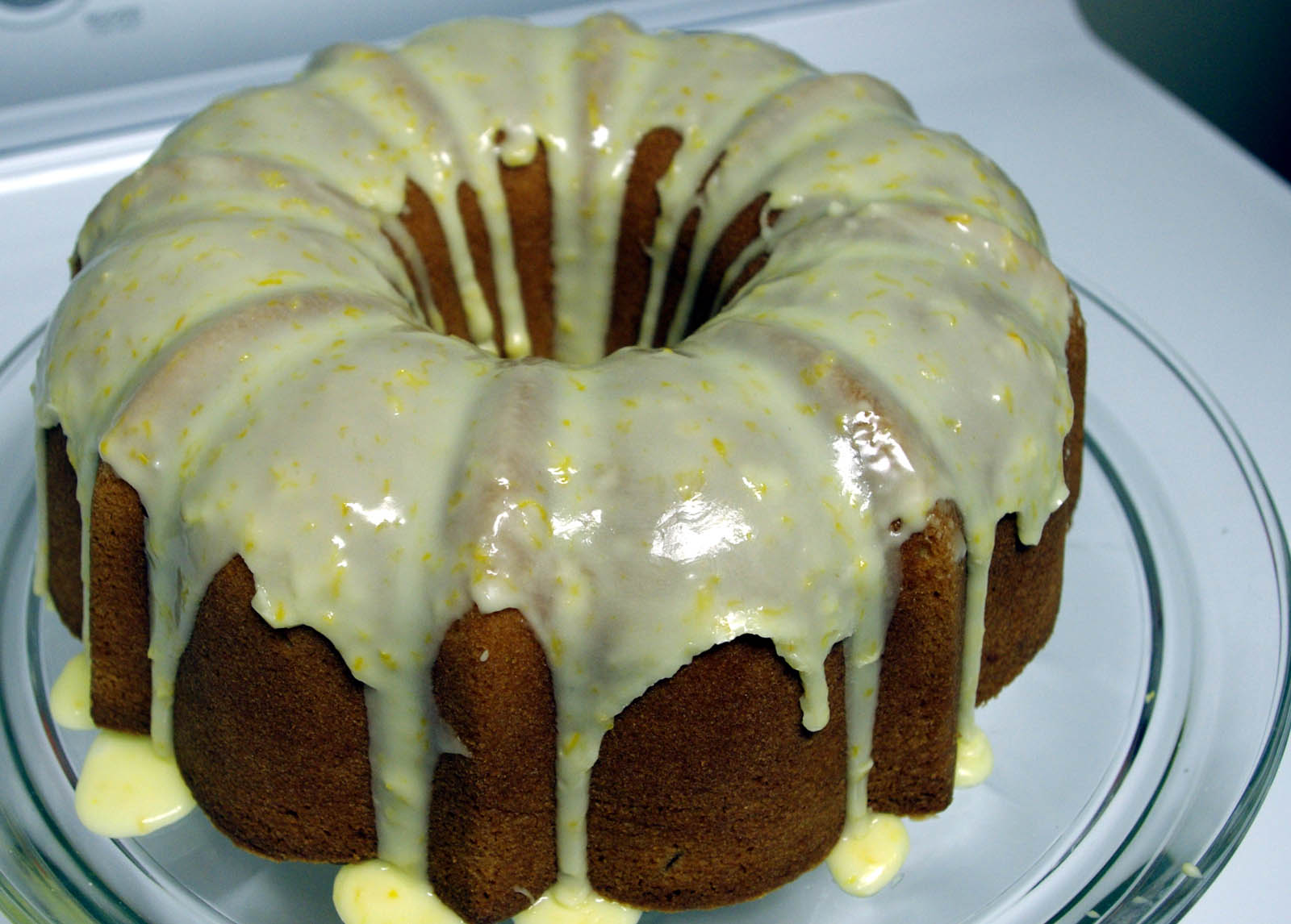 Lemon Glazed Pound Cake Confectioners Sugar