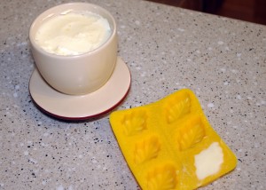 forming butter in molds forming butter in molds