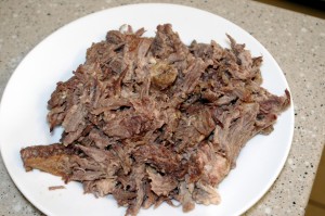 gordita shredded rib meat