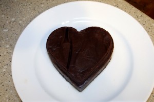Heart Shaped Chocolate Mousse Cake
