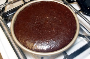 Chocolate Mousse Cake Baked