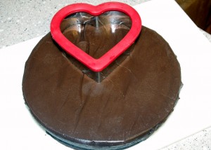Valentine Cake Cut Out