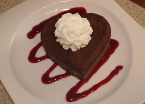 Plating Technique for Valentine Chocolate Mousse Cake