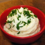 mascarpone and chive mashed potatoes